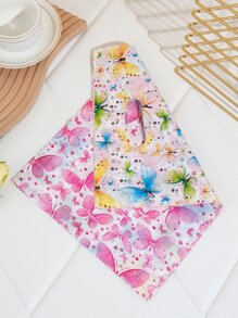 10pcs Floral Pattern Gift Bag, Double Sided Modern PVC Portable Gift Packaging Bag For Party - Multicolor - View 3