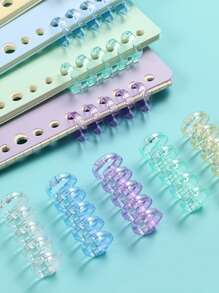 10pcs Solid Color Binder Coil