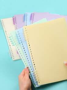 10pcs Solid Color Binder Coil