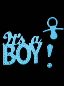 1 Chữ Cái Hình Cắt Chết, Bạc Hadfield Thép Khắc Stencil, Cho DIY - Bạc - Xem 3