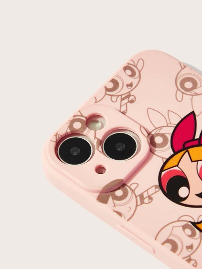 The Powerpuff Girls | ROMWE Funda para móvil con estampado de dibujos animados