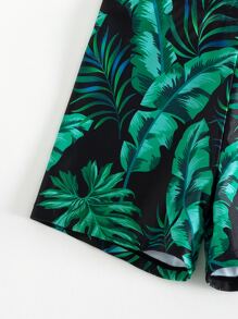 Boys Tropical Print Swim Shorts - Multicolor - View 3