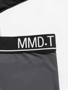 Men 3pcs Letter Graphic Boxer Brief - Multicolor - View 4