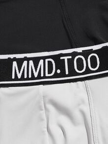 Men 3pcs Letter Graphic Boxer Brief - Multicolor - View 5