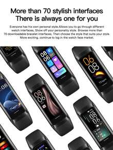 Reloj inteligente monitor de pulsaciones - Negro - Ver 6
