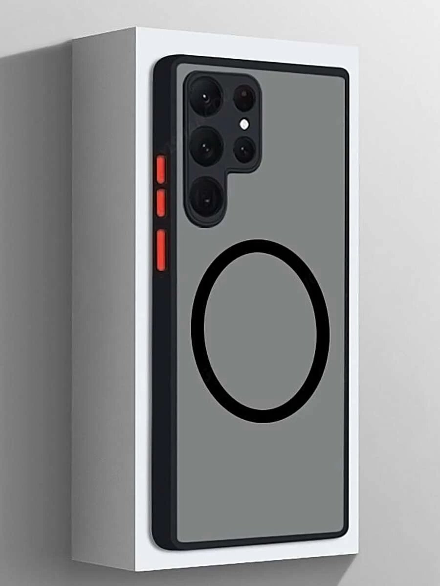 磁性方形手機殼適用於iphone - 黑色 - 查看 1