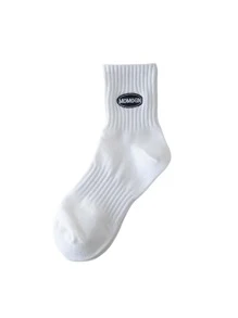 4 đôi tất thêu chữ cho nam - Nhiều màu - Xem 3