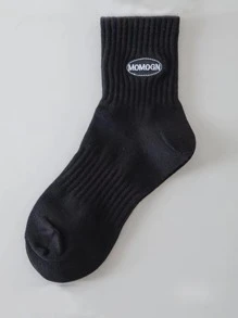 4 đôi tất thêu chữ cho nam - Nhiều màu - Xem 4