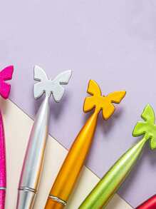 1入組蝴蝶裝飾圓珠筆 - 粉色 - 查看 3