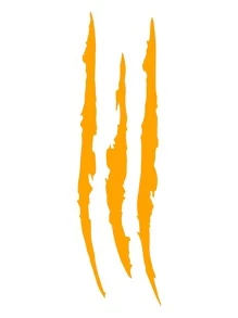 1入黃色汽車頭燈裝飾貼紙,適用於汽車外部裝飾 - 黃色 - 查看 1