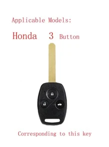 Vỏ chìa khóa ô tô bằng silicon Tương thích với Honda, Vỏ chìa khóa Fob - Hồng - Xem 3