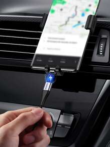 UGREEN Cable tipo C de carga rápida magnético  de 1 metro para teléfonos Android, relojes y ventiladores - Negro - Ver 2