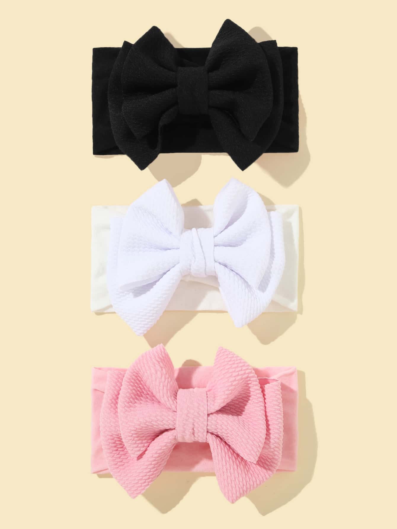 3 chiếc nơ trang trí tóc cho bé yêu Valentine - Nhiều màu - Xem 1