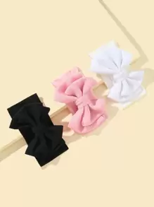 3 chiếc nơ trang trí tóc cho bé yêu Valentine - Nhiều màu - Xem 3
