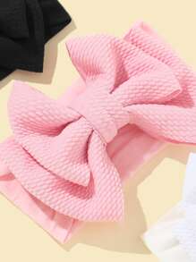 3 chiếc nơ trang trí tóc cho bé yêu Valentine - Nhiều màu - Xem 4