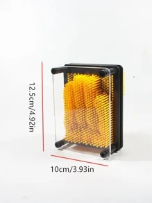1pc Plastic Decoration Craft, Modern 3D Hand Mold Design Decoration Object For Home Decor - Red - View 2