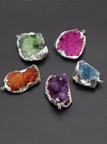 Colgante DIY piedra - Azul - Ver 1