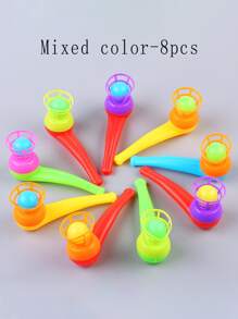 8入組/套塑料擠壓玩具卡通混合圖案管道設計兒童遊戲減壓玩具