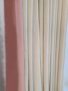 Rèm một tấm hai tông màu, Rèm đơn một tấm polyester tối giản cho phòng ngủ và phòng khách, tất cả các mùa - Nhiều màu - Xem 5