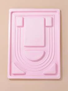 1片織板,1卷直徑0.8mm大約10m長的彈性線,2包混合款式丙烯酸珠子,適用於初學者手鍊和項鍊diy製作 - 彩色 - 查看 3