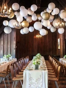 2PCS Diameter 12 Inch 30CM Big White Round Chinese Paper Lantern - White - View 3