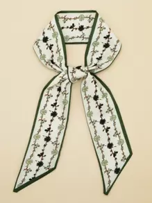 印花圍巾 - 彩色 - 查看 1