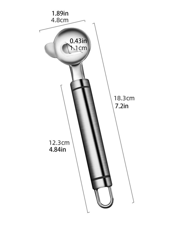 1pc Stainless Steel Noodle Cutter, Handheld Dough Slicer For Kitchen