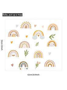 1入組PVC彩虹樣式牆貼 - 彩色 - 查看 5