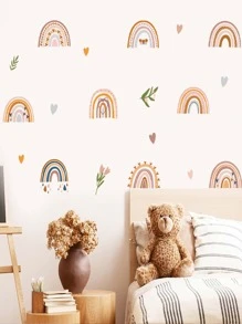 1入組PVC彩虹樣式牆貼 - 彩色 - 查看 7