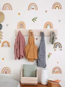 1入組PVC彩虹樣式牆貼 - 彩色 - 查看 8