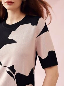 MOTF PREMIUM Top con estampado floral mezcla de viscosa