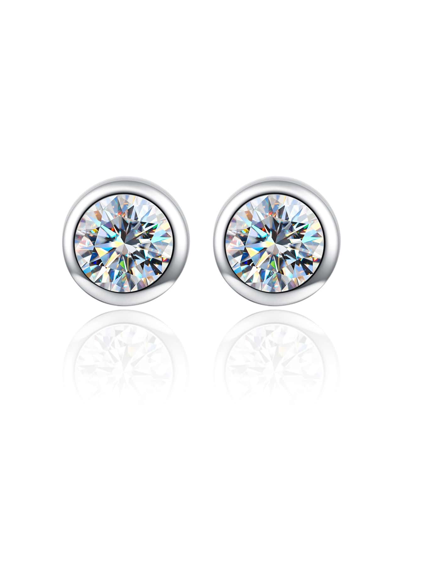 Orecchini A Bottone In Argento Sterling 925 Con Pallina – Da 2mm A 6mm, Perno 10mm, Confezione Regalo - 4