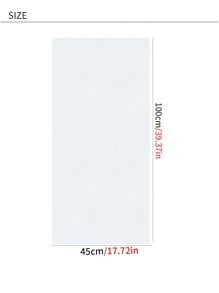 1張白色絲綢家居裝飾貼紙,適用於櫥櫃、桌子、椅子和房間牆壁 - 白色 - 查看 4