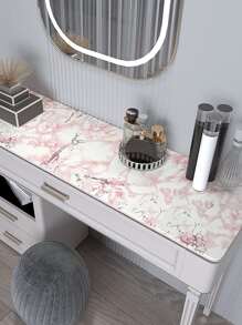 1 件粉色大理石自粘墙纸，用于橱柜桌子椅子背景墙的家居装饰，翻新贴纸可撕墙板，墙纸，壁纸，春季装饰物品刷新您的家，拉玛装饰贴纸