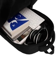 Balo đi bộ đường dài ngoài trời dung tích lớn cho nam, Túi đeo vai nhẹ du lịch cho các hoạt động ngoài trời Túi đựng máy tính xách tay mùa hè Túi đi học cho bố Túi đựng đồ Giáng sinh Ba lô Quà tặng Giáng sinh mùa đông Túi cho nam Túi đi bộ đường dài Túi cuối tuần Ba lô Du lịch phải có Túi lớn Túi lò xo để du lịch Túi đựng máy tính xách tay - màu đen - Xem 4