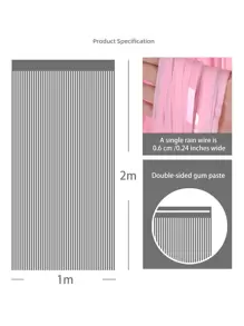 1 件流苏窗帘装饰背景，适用于派对、拍照亭、生日、婚礼、毕业装饰 - 藕粉色 - 查看 3