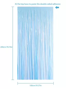 1pc Party Decoration Photo Background Wall Decor Tassel Curtain, Suitable For Birthday, Wedding, Graduation Ceremony Room Decoration