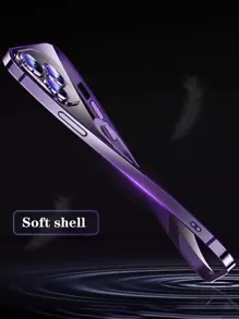 Hadaasi Electroplated Magnetic Brushed Space Case With Built-In Lens Protector, Ultra-Thin Phone Case Compatible With Apple 17 Pro/17 Pro Max/17 Air/17/16 Pro/16 Pro Max/16 Plus/16/15 Pro/15 Pro Max/15 Plus/15/14 Pro/14 Pro Max/14 Plus/14/13 Pro/13 Pro Max/13/12 Pro/12 Pro Max/12/11 Pro Max/11/11 Pro, Dark Purple Waterproof Shockproof Anti-Fall Scratch Resistant