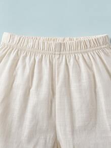 Toddler Boys Tropical Print Shirt & Shorts Without Tee - Multicolor - View 3