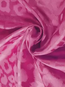 Manfinity Homme Men Leopard Jacquard Shirt - Hot Pink - View 5