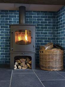 1roll PVC Wall Paper, Brick Pattern Self-Adhesive Removable Wall Decal For Home Decoration - Cadet Blue - View 8