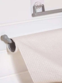 1pc Punch-free Plastic Kitchen Tissue Storage Rack, Minimalist White Tissue Storage Rack For Kitchen - White - View 6