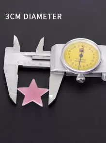 100 件/套塑料墙贴，现代夜光星形家居墙贴，贴纸，墙贴，乙烯基贴花，家居装饰，春季装饰品，让您的家焕然一新，节日装饰贴纸礼物生日毕业学校装饰学校惊喜宿舍装饰返校房间装饰学校用品 - 粉色 - 查看 6