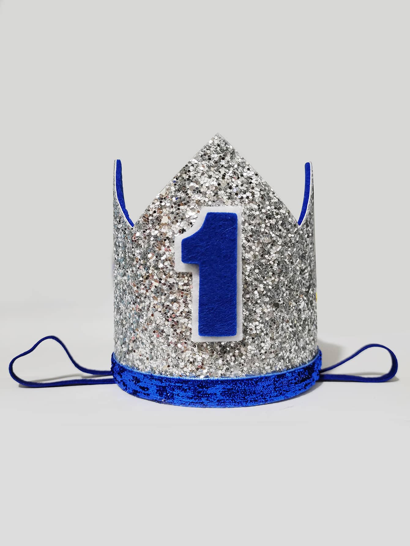 1入組閃亮數字設計生日派對帽現代亮片裝飾派對帽 - 彩色 - 查看 1