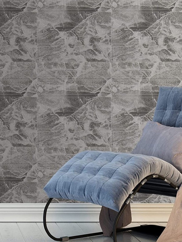 1pc 3D Brick Peel And Stick Wallpaper, White Brick Wall Panels Self