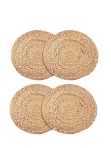 1 tấm lót vải dệt, tấm lót bàn bằng vải cổ điển cho nhà bếp - Màu Khaki - Xem 1