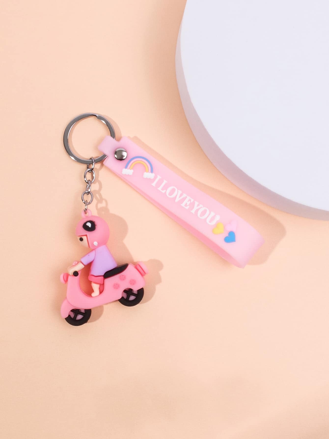 Llavero De Con Figura De Dibujos Animados - Multicolor - Ver 1