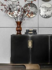 Núm Ngăn Kéo Hợp Kim Kẽm, Tay Cầm Ngăn Kéo Vàng Cổ Điển Cho Gia Đình - Vàng - Xem 5