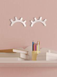 1 set autocolant de perete cu oglindă PMMA, design de desene animate, autocolant argintiu pentru decorarea camerei, decor de perete, oglindă de perete, oglindă pentru cameră, decor de baie, decor de living - Argint - Vizualizare 5