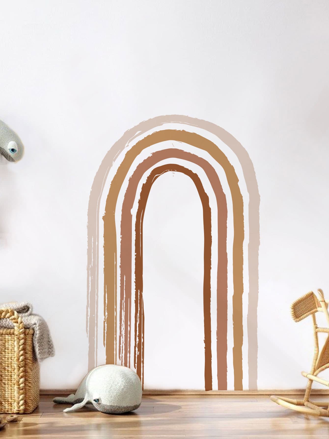 Cái/bộ PVC Dán Tường Hiện Đại Hình Vòm Decal Dán Tường Tự Dính Cho Gia Đình - Nhiều màu - Xem 1